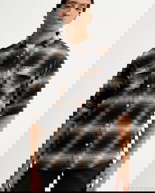 Rip Curl cămașă din bumbac COUNT culoarea roșu, cu guler clasic, regular, 00JMSH