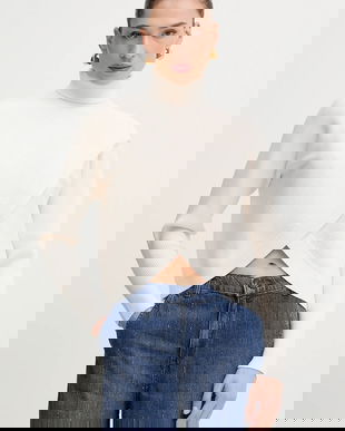 Morgan pulover MISS culoarea roșu, cu guler, MISS