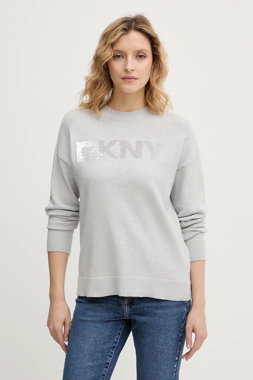 Dkny pulover culoarea bej, light, DJ4R0407