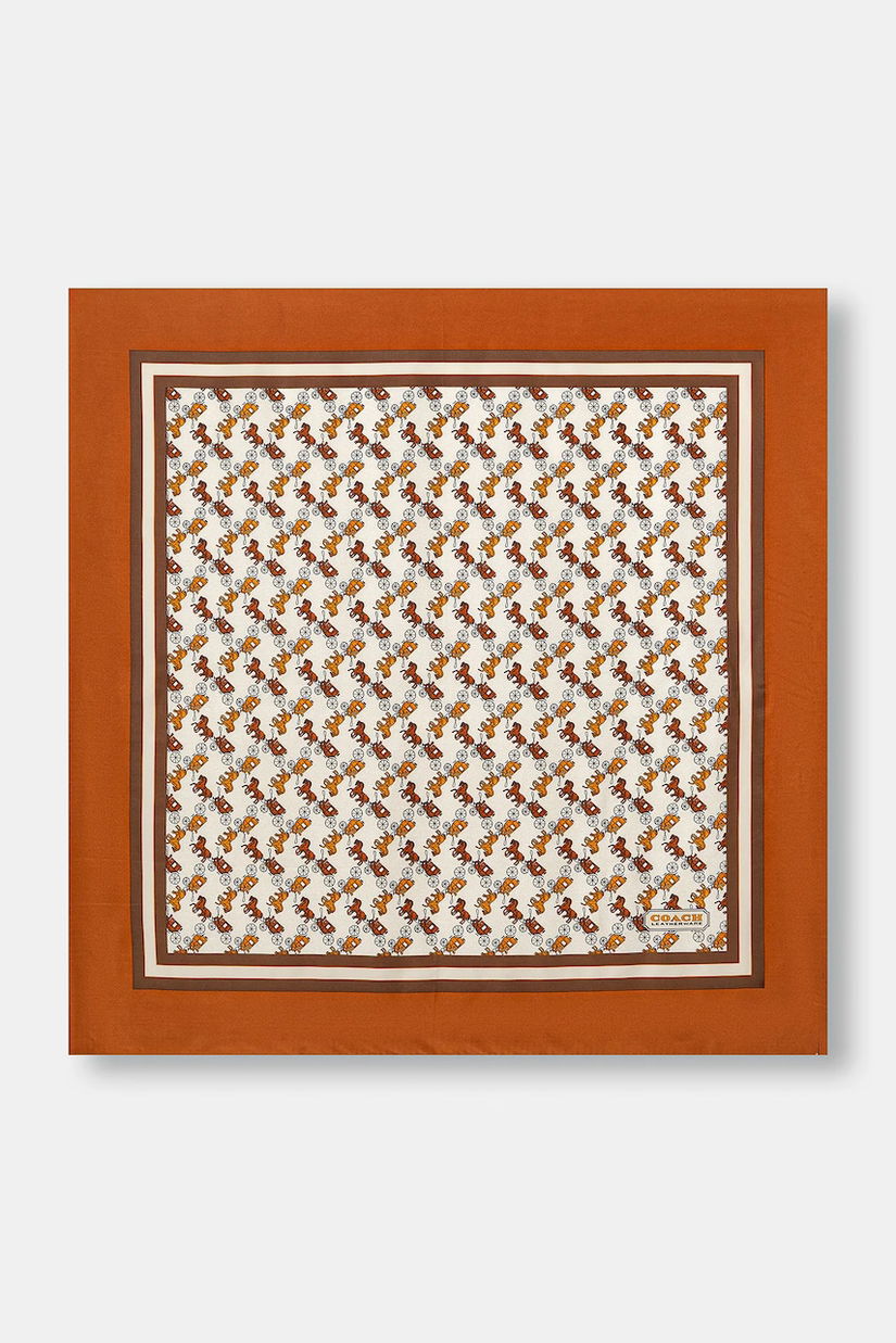 Coach eșarfă de mătase cu imprimeu, 29CH153