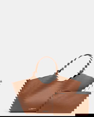 Dkny poșetă PAULA COMMUTER TOTE culoarea negru, R42BAE48