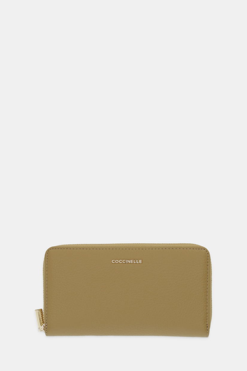 Coccinelle portofel de piele culoarea negru, E2 MW5 11 32 01