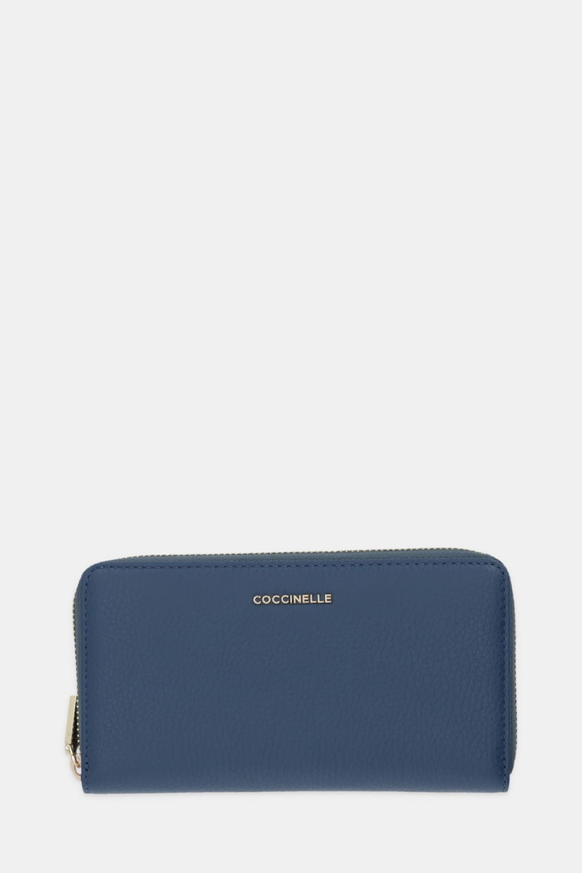 Coccinelle portofel de piele culoarea negru, E2 MW5 11 32 01