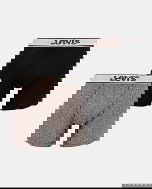 Levi's boxeri de bumbac 2-pack culoarea maro, 37149-1225