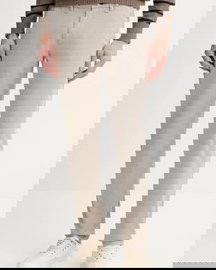 Marc O'Polo pantaloni culoarea maro, drept, M20010610220