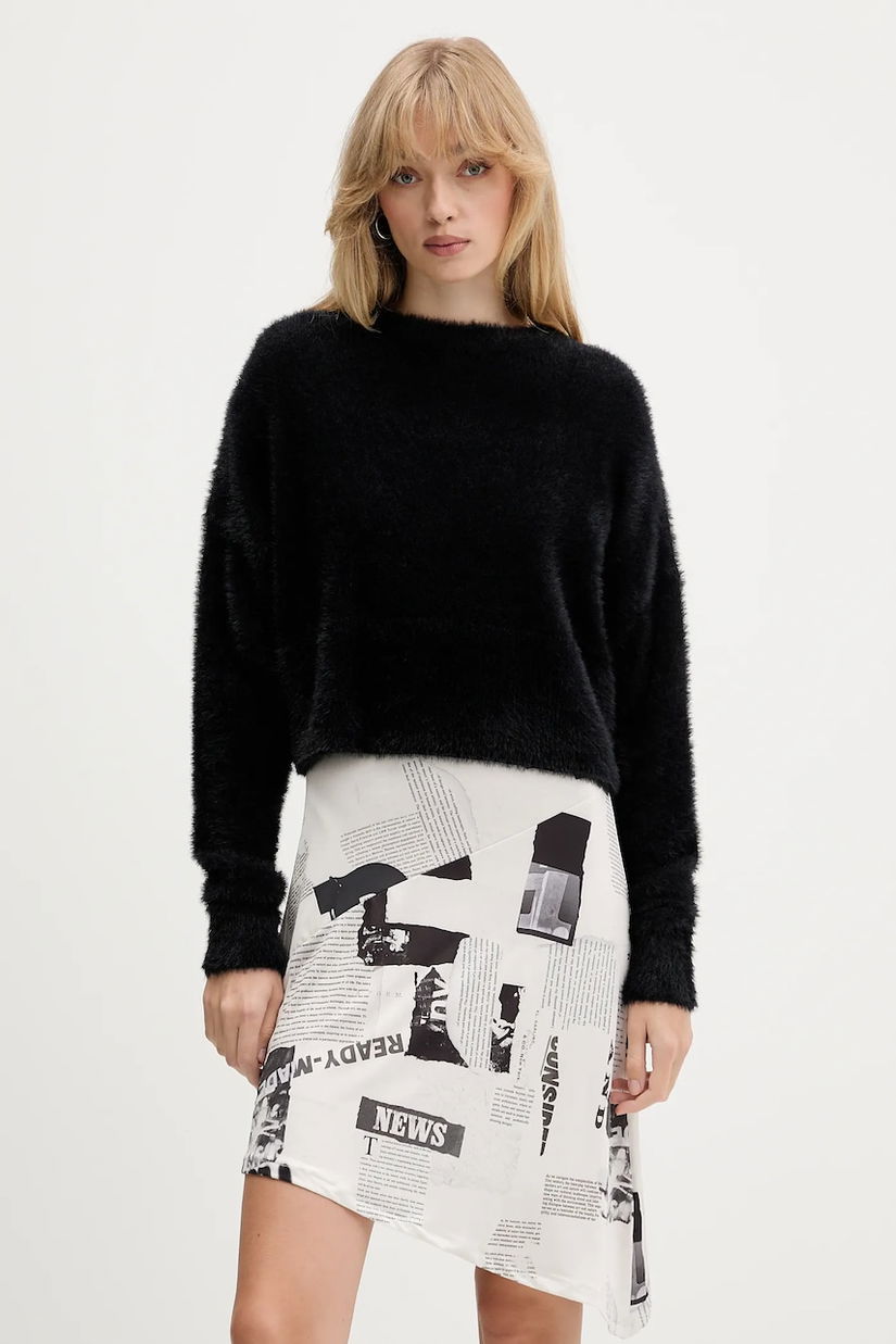 Desigual rochie si pulover ORIANA culoarea bej, mini, evazati, 25WWVK42