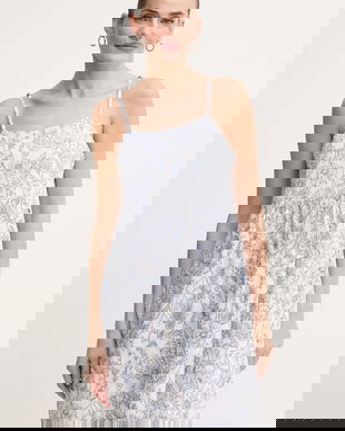 Pepe Jeans rochie din in DIVINA culoarea alb, mini, evazată, PL953702