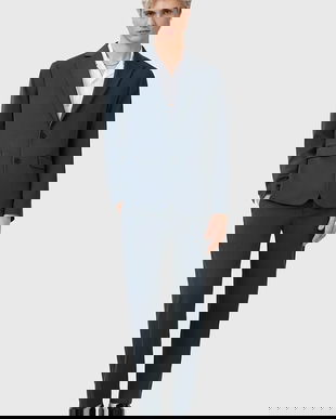 AllSaints pantaloni BAY culoarea negru, mulată, M018QC