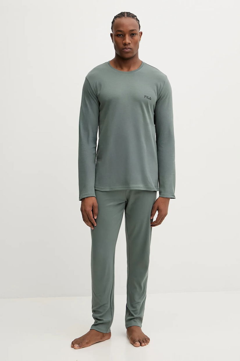 Fila pijamale de bumbac uni, FPW1203