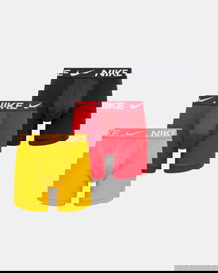 Nike boxeri 3-pack barbati, culoarea verde, 0000KE1157