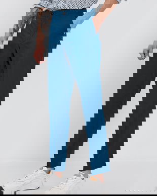 Sisley Pantaloni bărbați, cu fason chinos