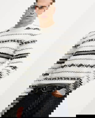 United Colors of Benetton pulover din amestec de lână culoarea bej, 18AYK10AP