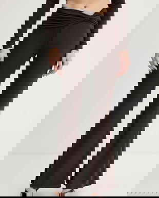 La Mania colanti JULIEN culoarea maro, uni, JULIEN