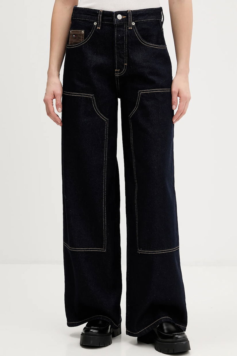 Tommy Jeans blugi culoarea bleumarin, DW0DW22550