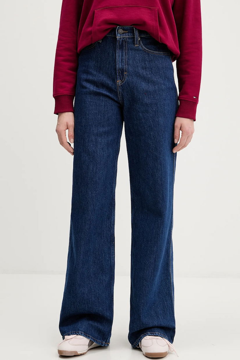 Tommy Jeans blugi culoarea bleumarin, DW0DW22438