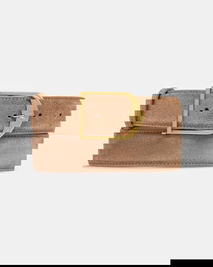 ZADIG&VOLTAIRE curea din piele întoarsă culoarea maro, LWBT01344