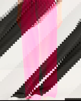 Tommy Jeans pantaloni de trening culoarea bordo, uni, DW0DW22633