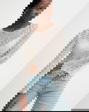 Answear.LAB bluza culoarea bej