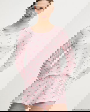 Hollister Co. pijama culoarea roz, KI346-5099-629