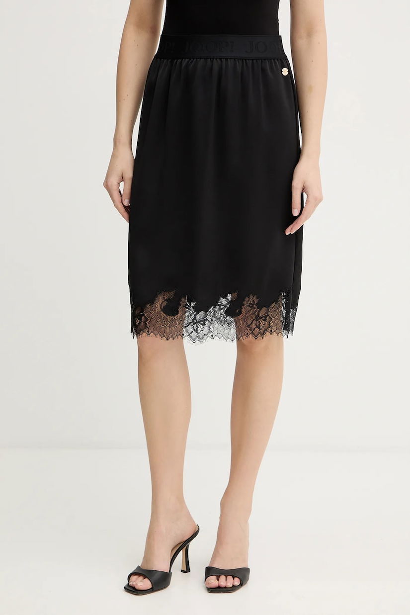 Joop! fustă culoarea negru, mini, drept, 30100113