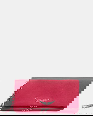 ZADIG&VOLTAIRE poșetă de piele culoarea roz, LWBA00001