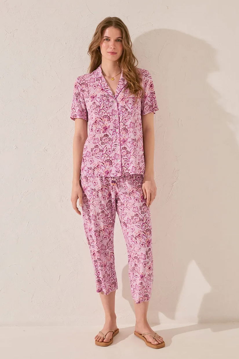 women'secret pijama culoarea violet, 4859418