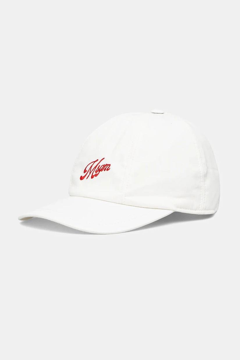 MSGM șapcă culoarea bej, cu imprimeu, 3842MDL02.257126