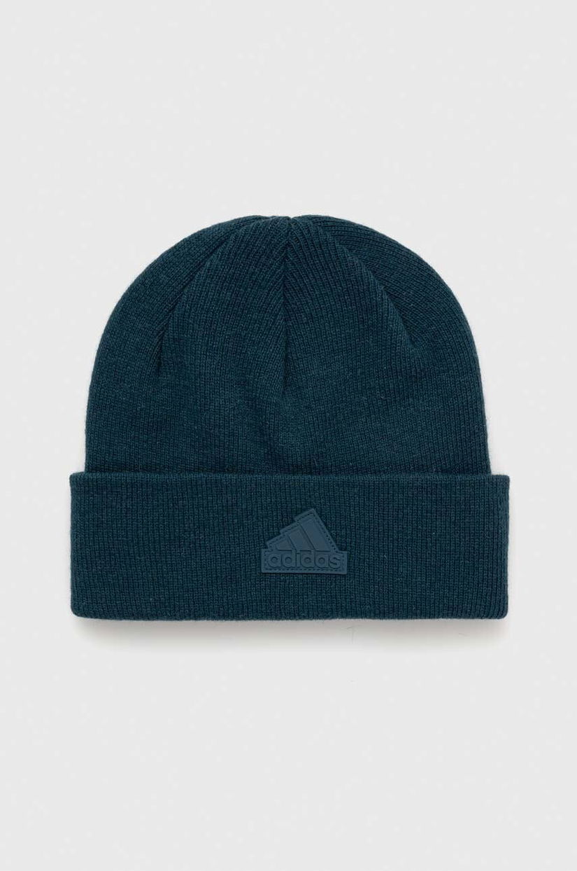 adidas Performance caciula de lana culoarea verde, de lana