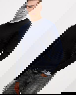 Paul Smith pulover de cașmir culoarea bleumarin, light, M1R-278Y-N02497