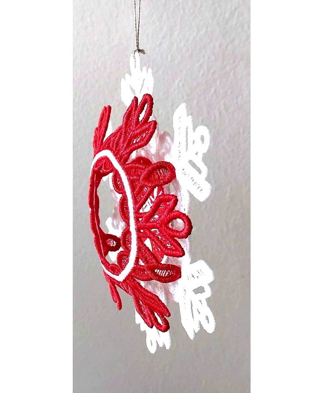 Fulg de Zapada 3D Decoratiune Medalion