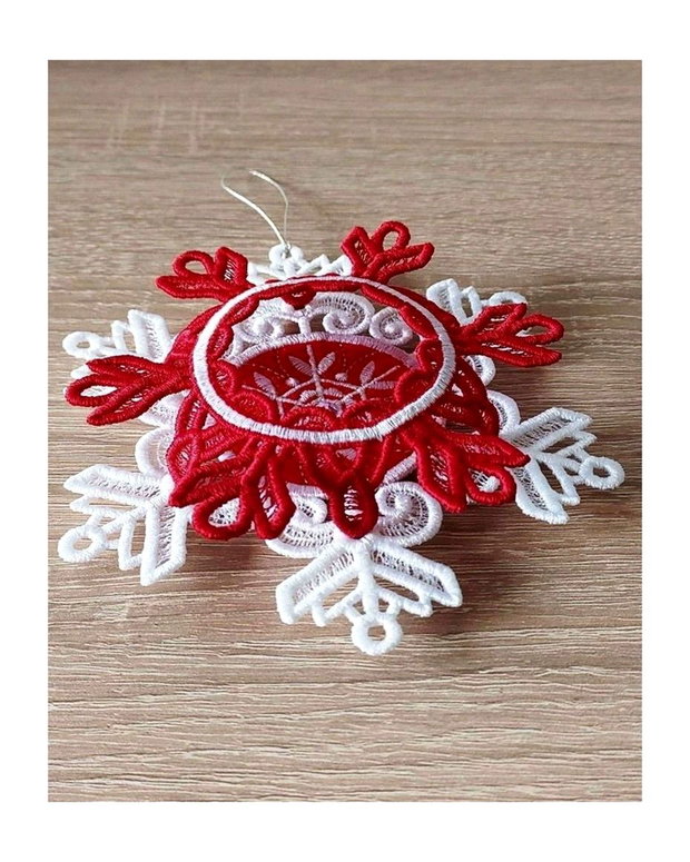 Fulg de Zapada 3D Decoratiune Medalion