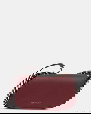 MICHAEL Michael Kors geantă de piele culoarea verde, 32S5GL0C1L