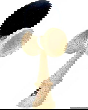 Kendama KBR Solid Rubber. Negru