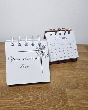 Calendar birou personalizat cu poza