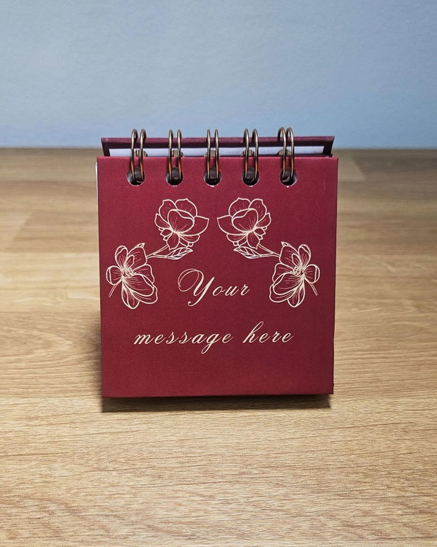 Calendar birou personalizat cu poza