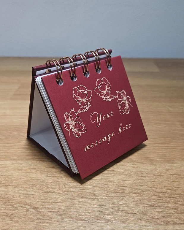 Calendar birou personalizat cu poza
