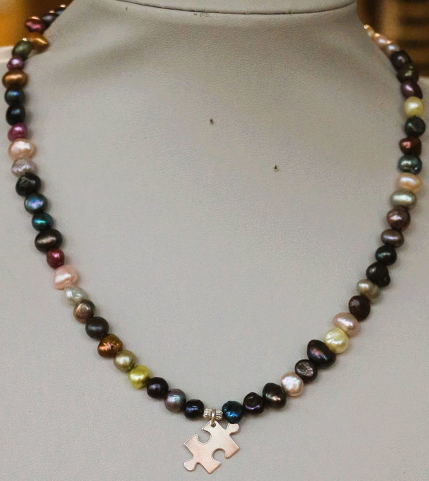 Colier din perle de cultura si accesorii din argint 925