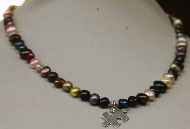 Colier din perle de cultura si accesorii din argint 925