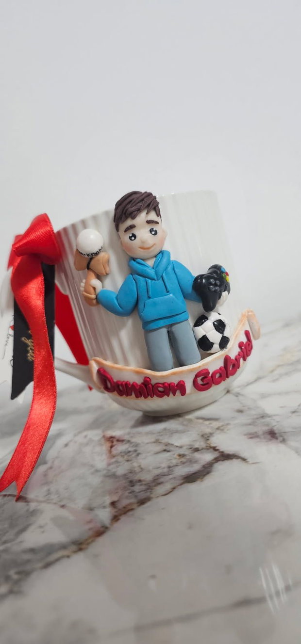 Cana personalizata pentru copii Kendama PlayStation Fotbal