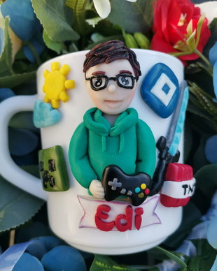 Cana personalizata pentru copii Minecraft/Roblox