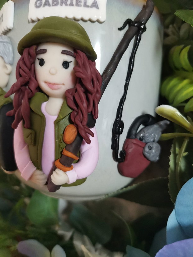 Cana personalizata pentru pescari