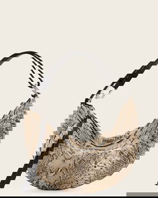 AllSaints poșetă de piele culoarea galben, W547XD