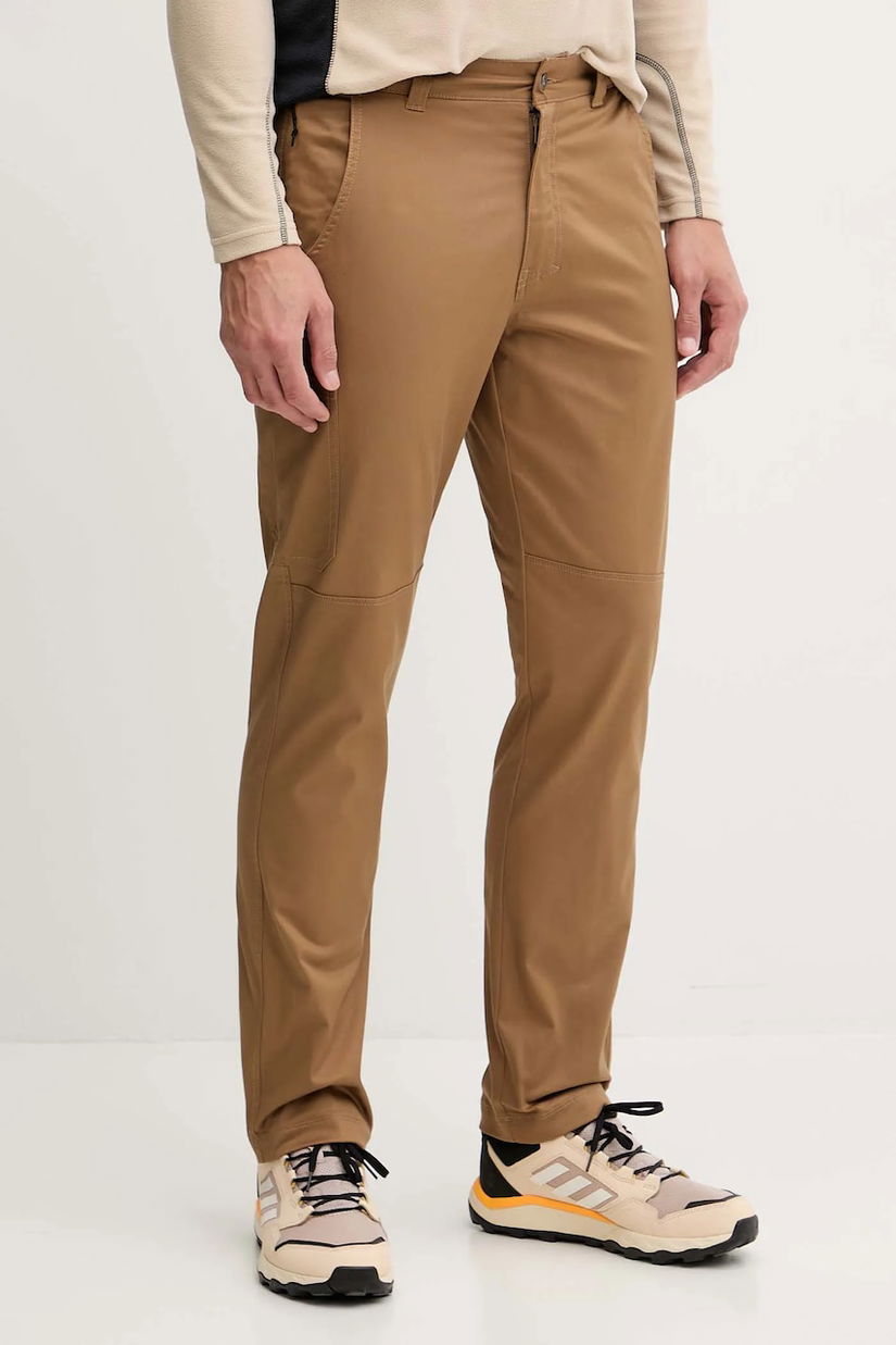 Columbia pantaloni de exterior Pitchstone culoarea verde, 2135671