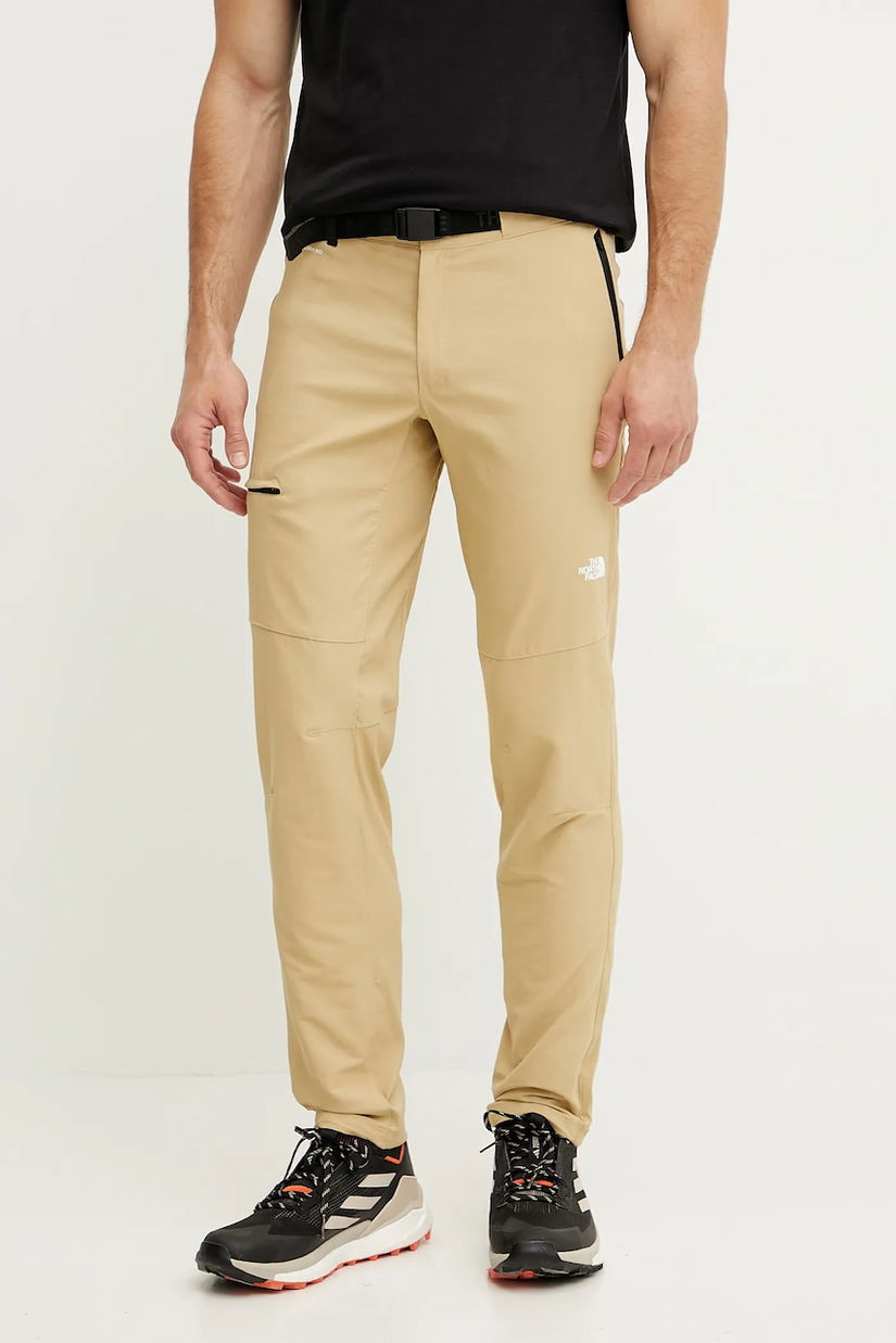 The North Face pantaloni de exterior Lightning culoarea verde, NF0A495N4FS1