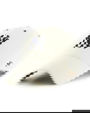 47 brand șapcă MLB New York Yankees culoarea gri, cu imprimeu, B-TCDCU17IWS-SS