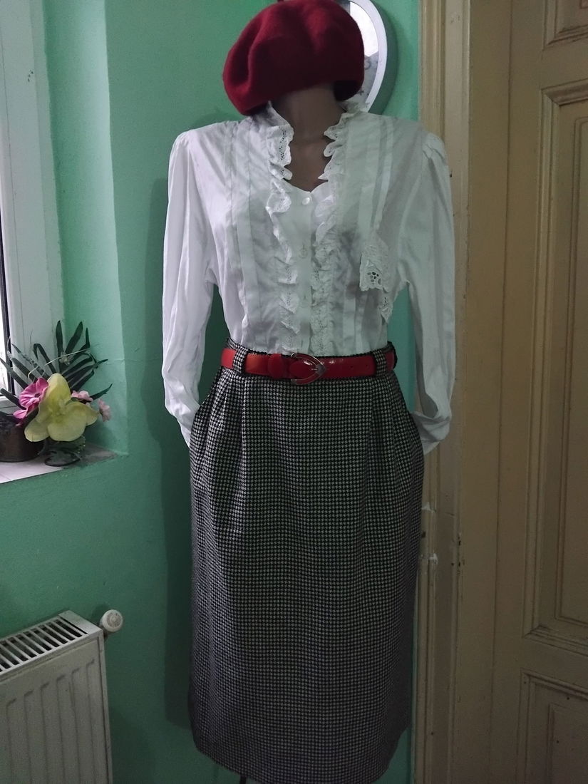 Fusta pepit stofa lana