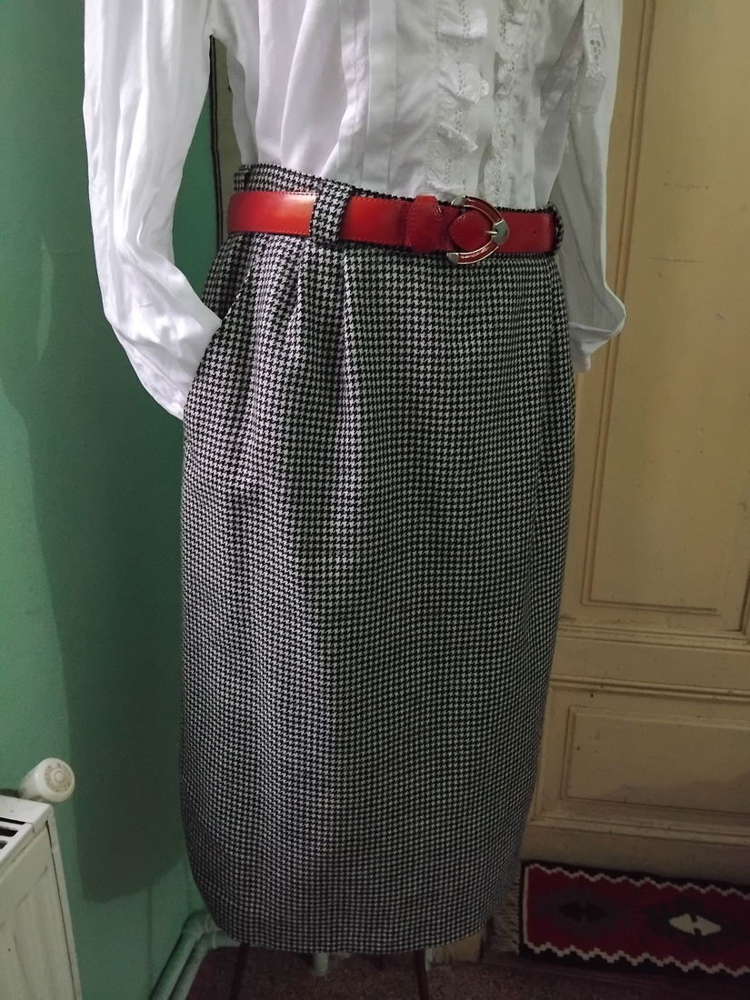 Fusta pepit stofa lana