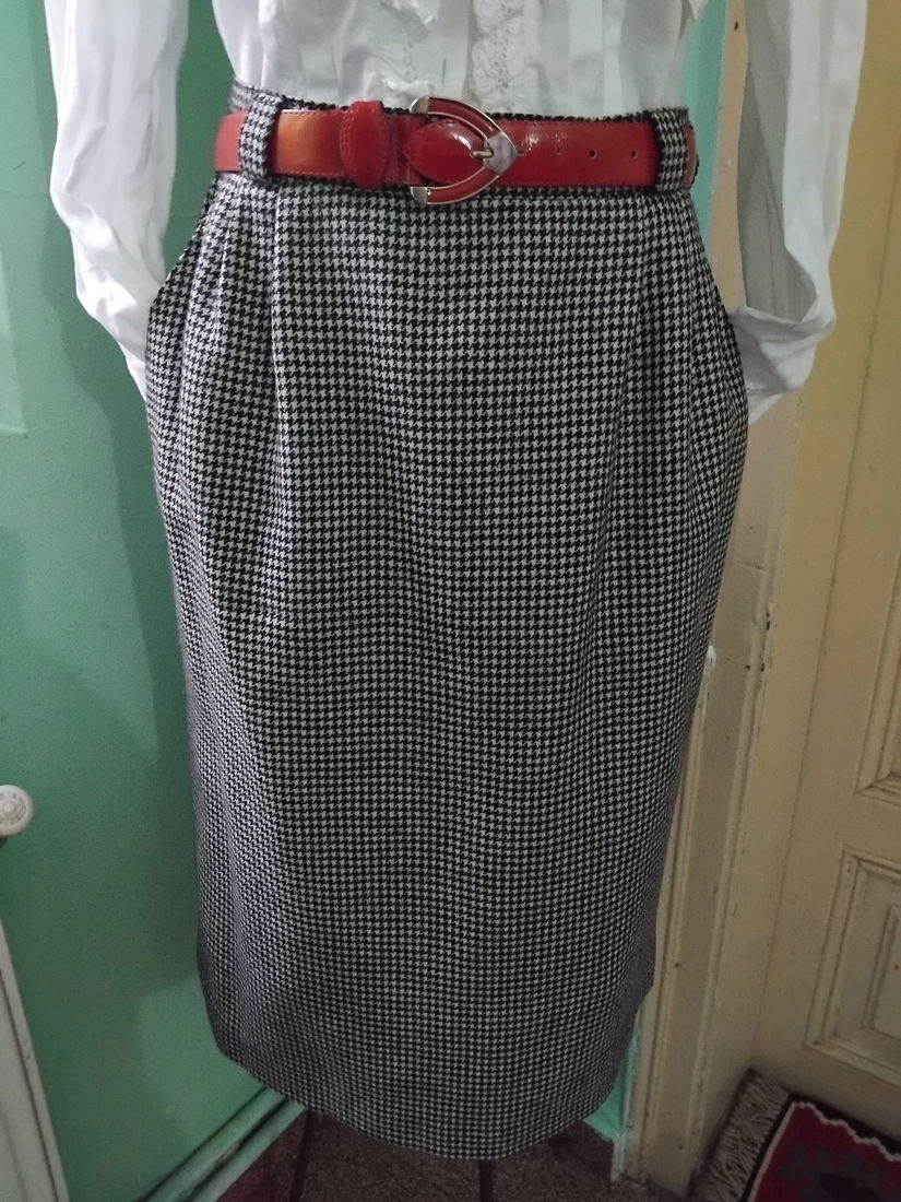 Fusta pepit stofa lana