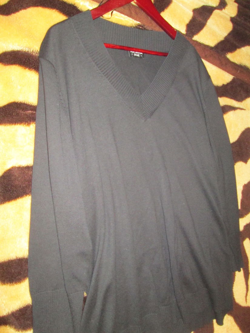 pulover negru elegant 50/XXL