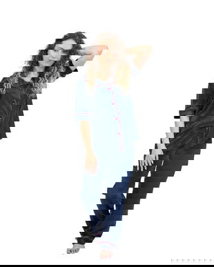 Pijama dama din matase naturala 100 %, de dud, 19 momme 6 A calitate, marime XL